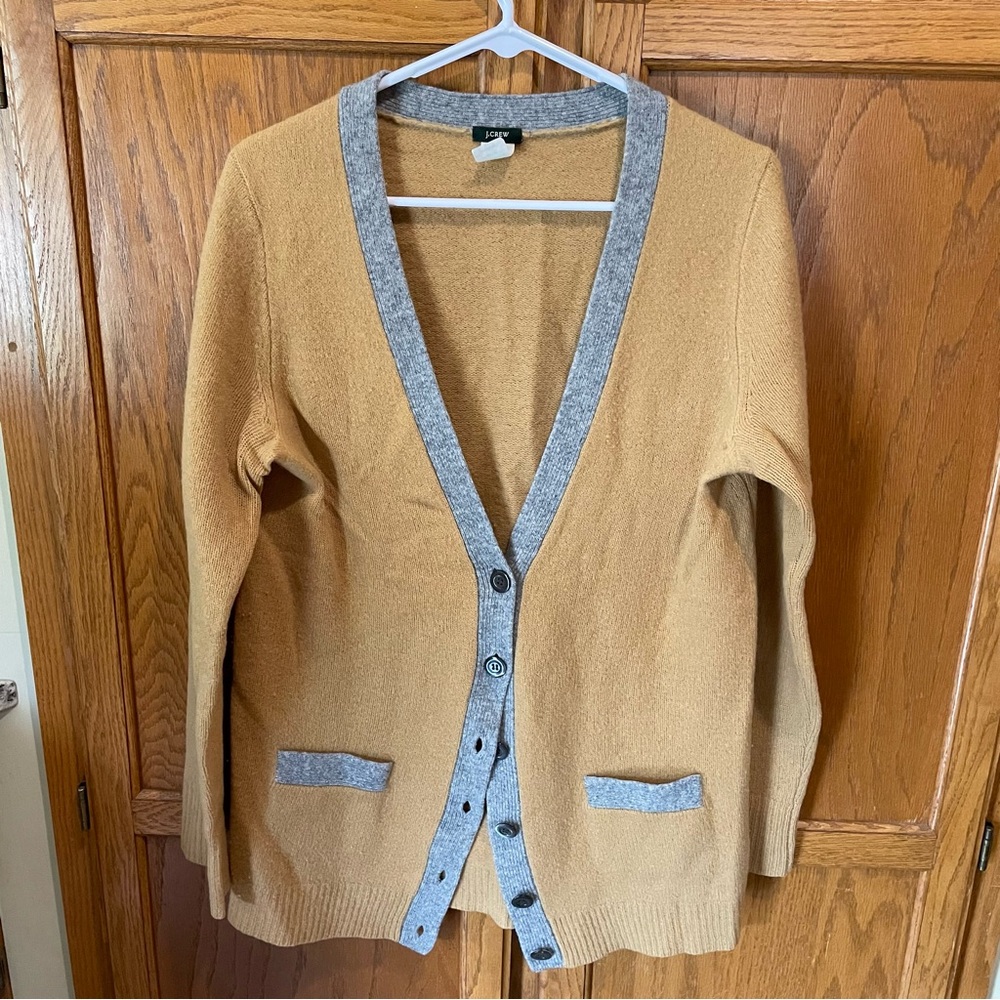 J Crew Wool Cardigan Sweater